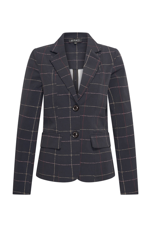 mi piace colbert 202015 check herringbone print