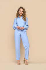 mi piace blouse pofmouwen 202037 lavender blue