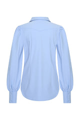 puffy sleeves blouse 202037 lavender blue mi piace