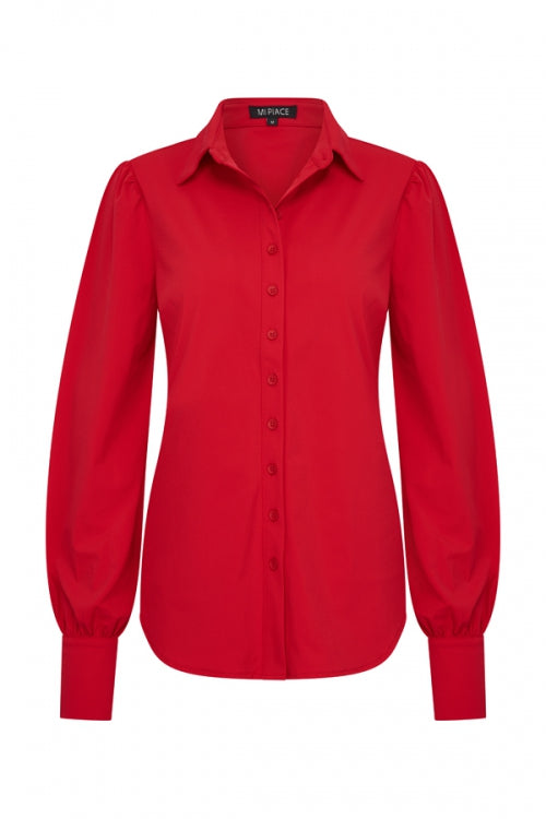 mi piace blouse pofmouwen 202037 red