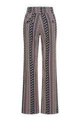 mi piace broek 202089 boho print zwart