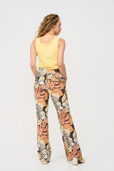 mi piace rechte model broek 202089 botanical print