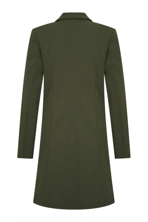 mi piace lange blazer in legergroen
