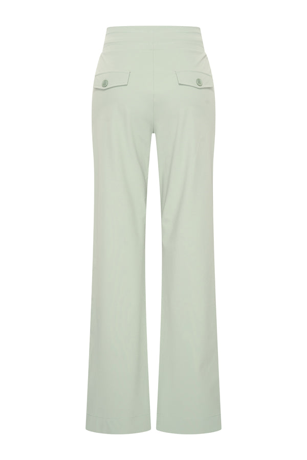 mi piace straight broek lichtgroen