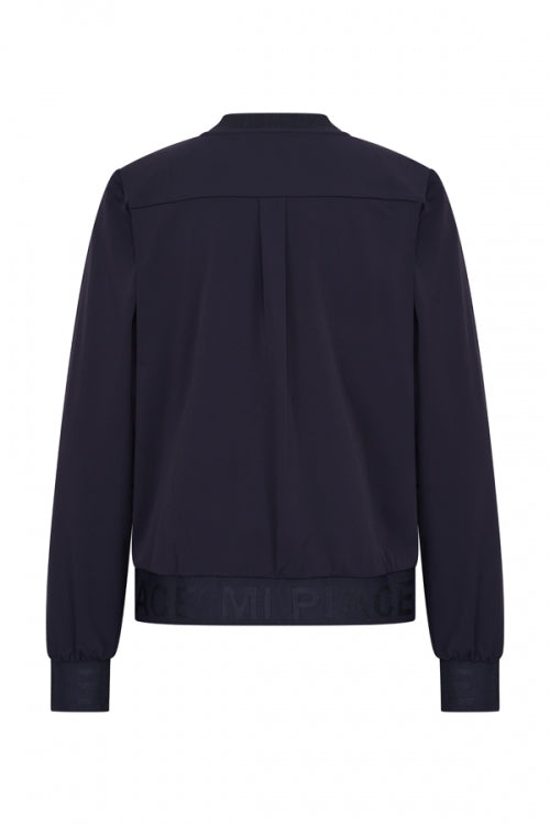 donkerblauwe bomber jack mi piace