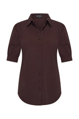 mi piace travel pofmouw blouse 202270 espresso