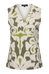 mi piace travel top 202425 ikat ornaments print olive