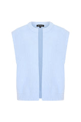 mi piace mouwloos vest 202468 light blue