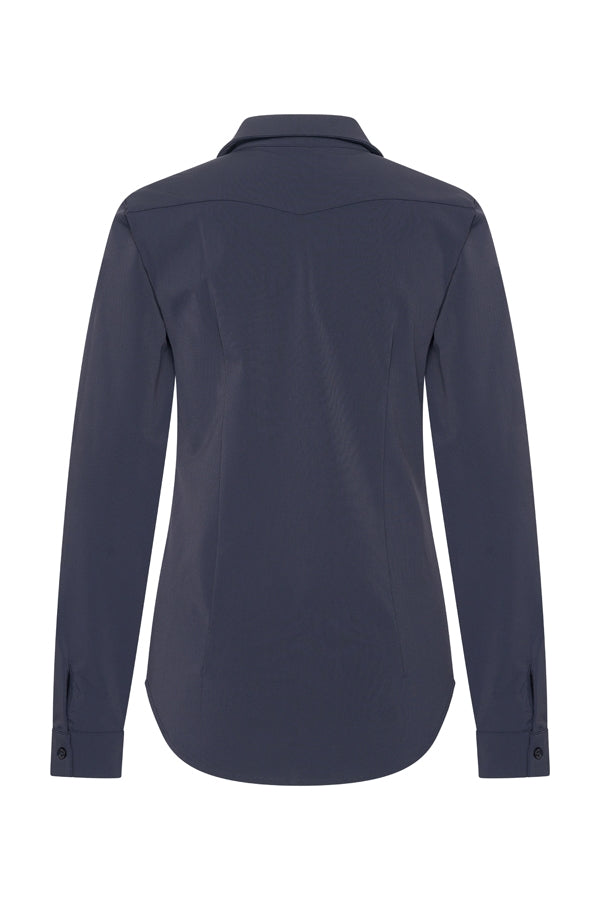 donkerblauwe blouse mi piace 202509