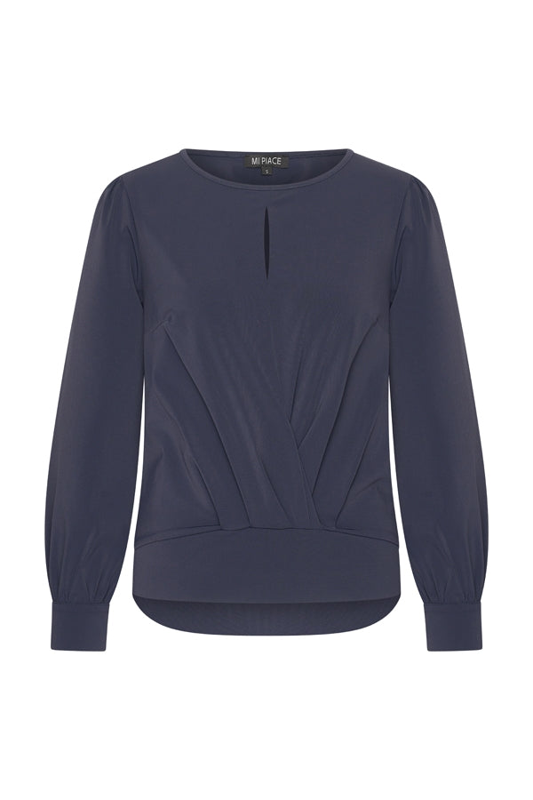 mi piace travel top knotted pofmouw 202533 dark blue