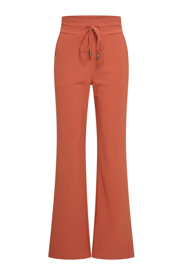 Mi Piace Dikke Kwaliteit Travelstof Straight Broek 202136-Rust