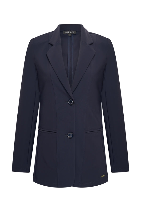 mi piace bonded travel blazer 202634 dark blue