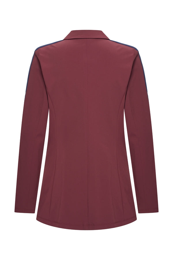 mi piace blazer burgundy met tape