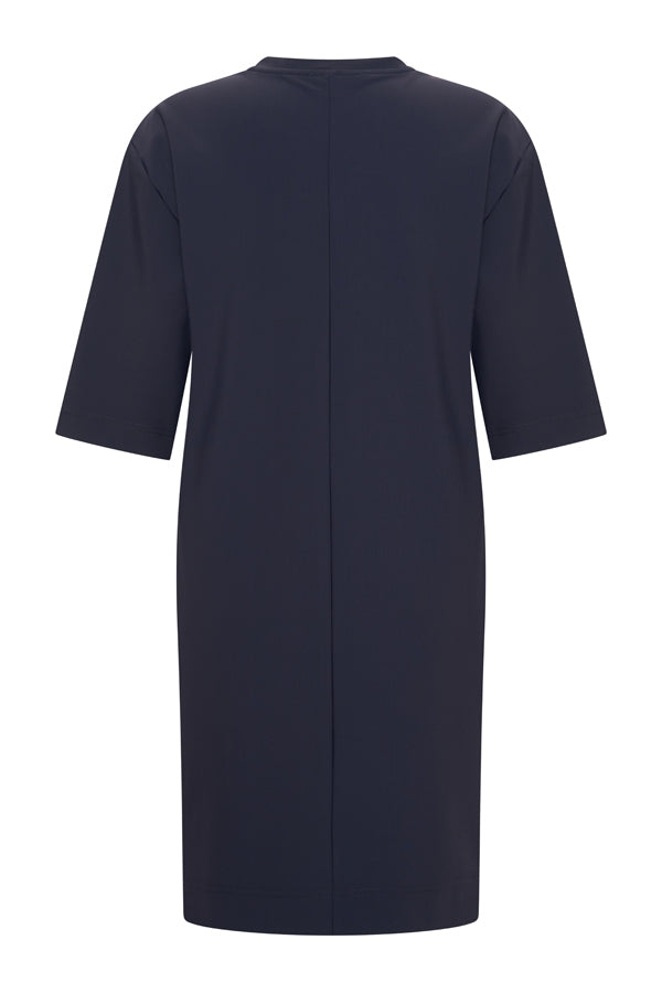 mi piace bonded jurk 202682 donkerblauw