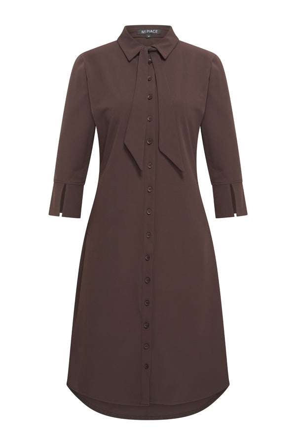 mi piace jurk bow 202708 espresso