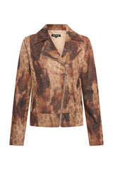 mi piace jacket 202738 faded leopard caramel