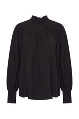 Mi Piace-Travel Blouse Bow Light 202774L-Black