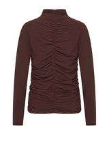 Mi Piace-Travel Top Wrinckle Light 202895L-Espresso