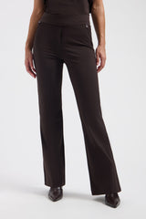 Lady Day-Travel Broek Maddy-Dark Brown