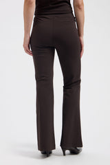 Lady Day-Travel Broek Maddy-Dark Brown