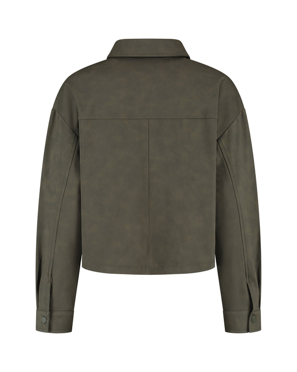 Lady Day Jacket Merci Brushed-Dark Olive