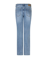 red button denim bibette en button