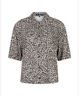 red button blouse nora linen leopard