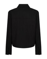 Red Button-Jacket Punta Pinstripe SRB5028-Black