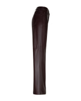 Red Button-Broek Colette Faux Leather L33-Burgundy