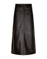 Red Button-Rok Alina Faux Leather-Espresso