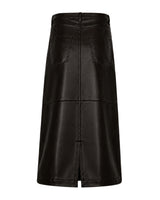 Red Button-Rok Alina Faux Leather-Espresso