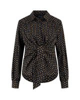 Lady Day-Travel Blouse Sterre-Truffle/Black