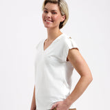 lady day top sydney simple white