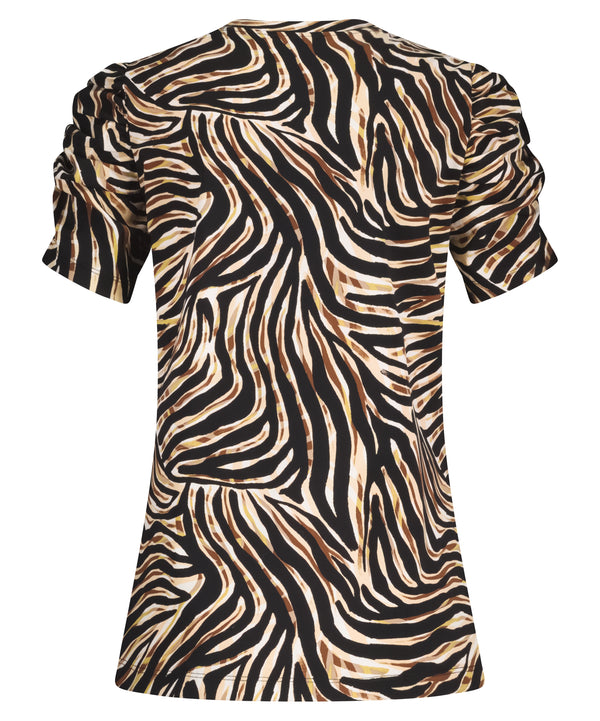 lady day top toya zebra print