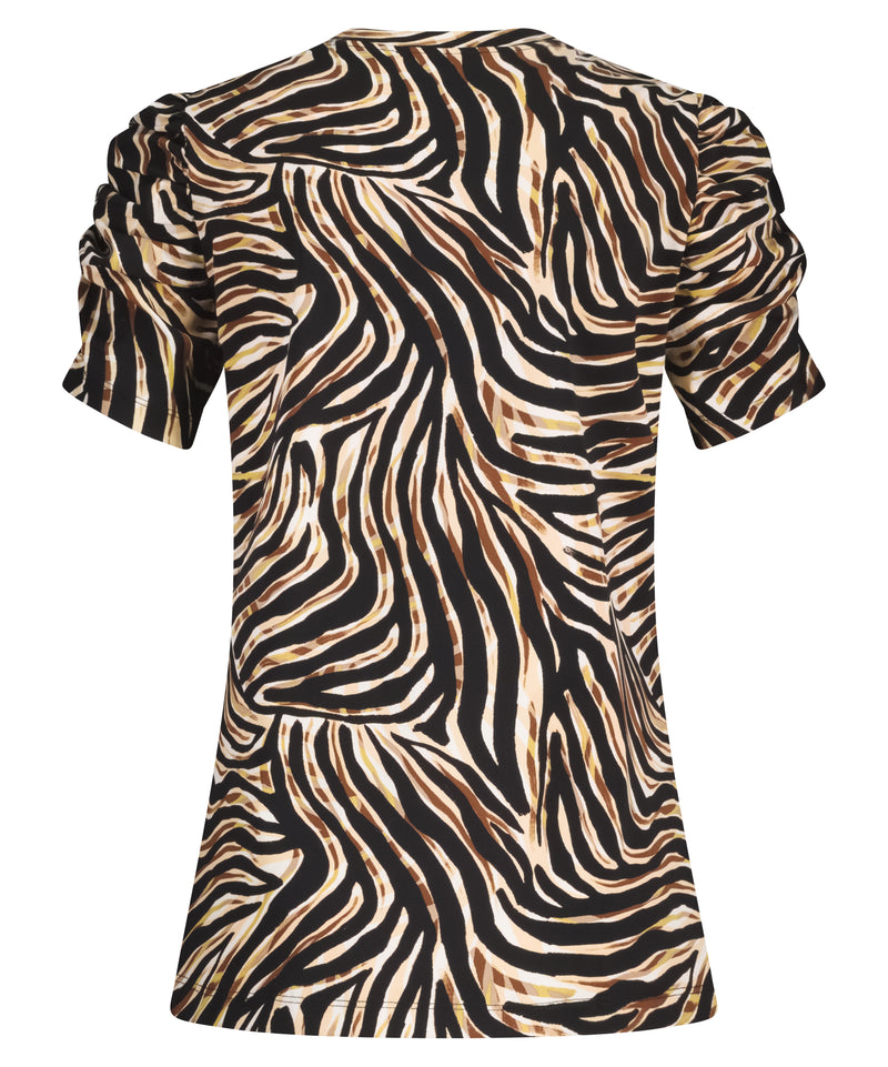 lady day top toya zebra print