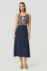 batida top 2394 marine harmony print