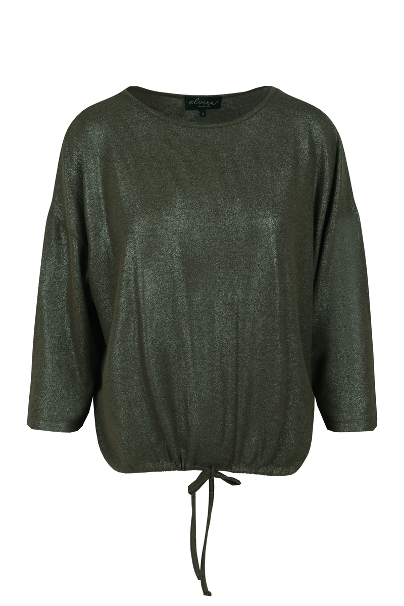 elvira top britt dark green