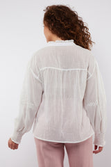 C&S The Label Blouse Nancay Offwhite