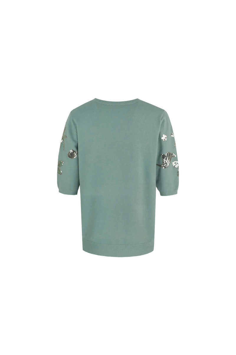 C&S The Label Sweater Mylo Jade Green