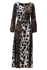 k-design jurk met dieren print d118-p147