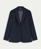 elvira casuals blazer bella krijtstreep navy
