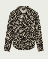 elvira blouse june zebra brown