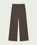 elvira casuals broek kaylee dark coffee check