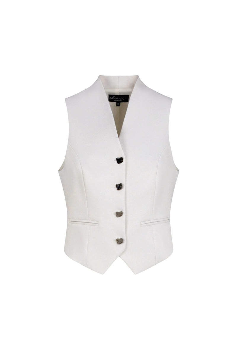 offwhite gilet Moise van Elvira casuals