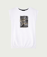 elvira t-shirt safari wit