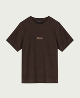 elvira casuals t-shirt oui dark coffee