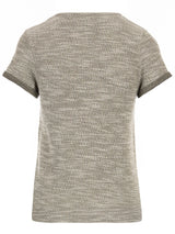 elvira top angela khaki melange