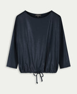elvira casuals top britt navy