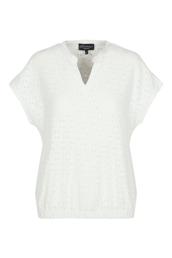 elvira top liza off white