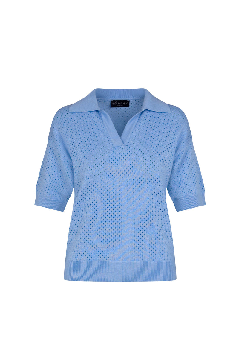 Elvira Top Sanni Ice Blue